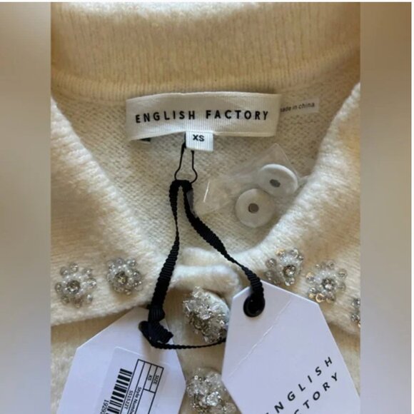 Anthropologie English Factory NWT short sleeve sweater top size XS - Picture 7 of 9